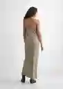 Vestido Dresden Beige Talla 20 Teen Niñas Mango