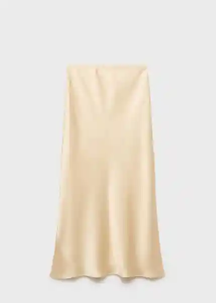 Falda Mia Cognac Talla XS Mujer Mango