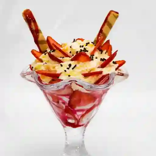 Copa Fresas con Crema