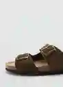 Sandalia Bio Khaki Talla 42 Hombre Mango