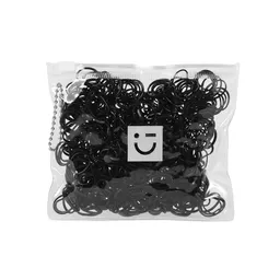 Set de Ligas Pequeñas Negro Miniso