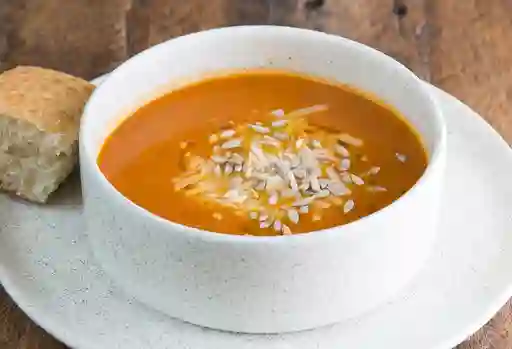 Sopa de tomate cherry horneado