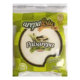 Arepaslista Arepa Paisas Con Sal