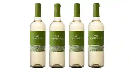 Vino Blanco Mil Caminhos Arinto Fernao Pires 750 Ml Combo X4