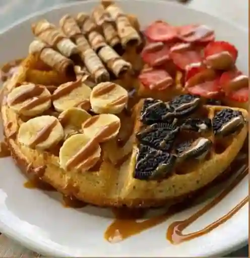 Súper Waffle Decorado