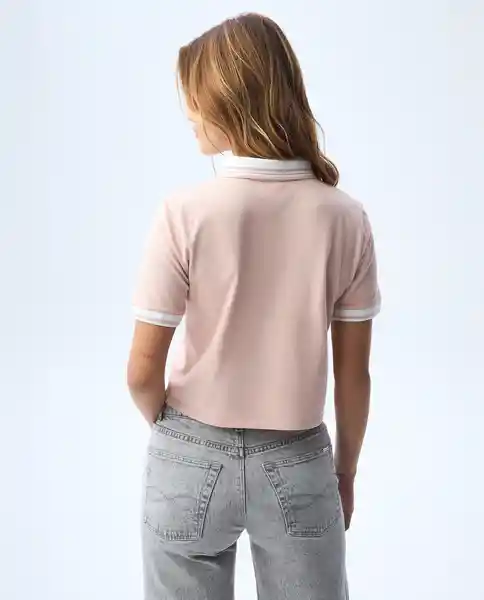 Camiseta Mujer Rosado Talla S 601G007_ROS141310 Americanino