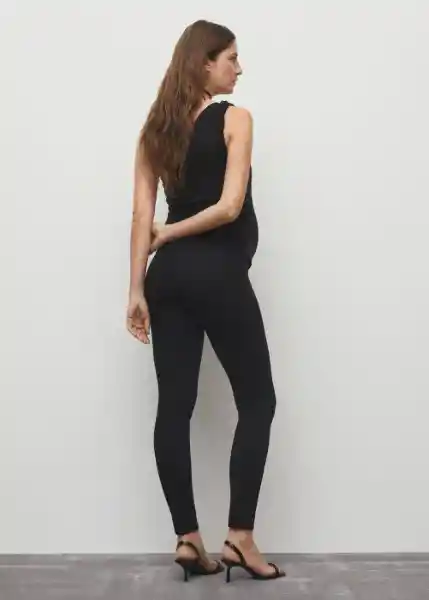 Leggings Mommy Negro Talla S Mujer Mango