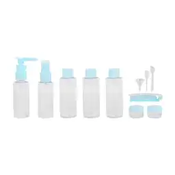 Kit de Botellas de Viaje Azul Miniso