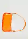 Bolso M Cleo Naranja Talla 99 Mujer Mango