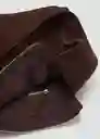 Bolso G Pirámide Chocolate Talla 99 Mujer Mango