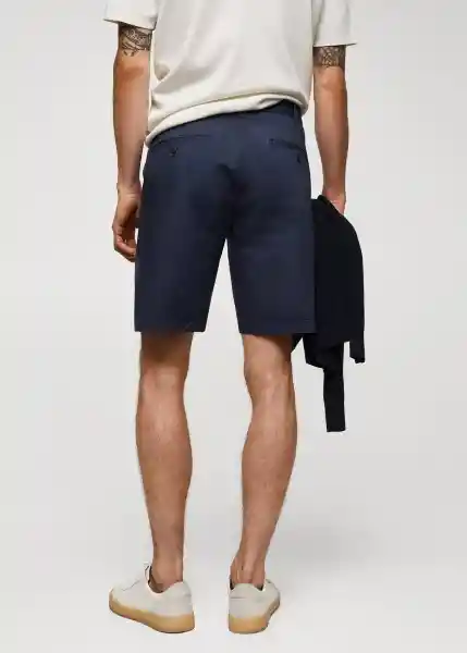 Bermuda Gracia-H Navy Talla 44 Hombre Mango