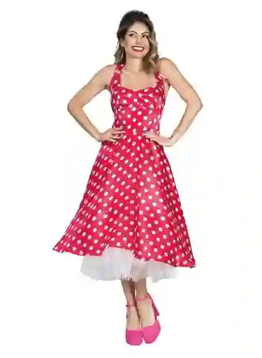 Disfraz Vestido Pepas Rosado Surtido Talla U 9822