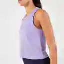 Kiprun Camiseta Esqueleto de Running Run Dry Corta Morado XL 500