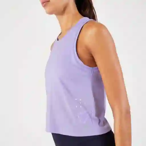 Kiprun Camiseta Esqueleto de Running Run Dry Corta Morado XL 500