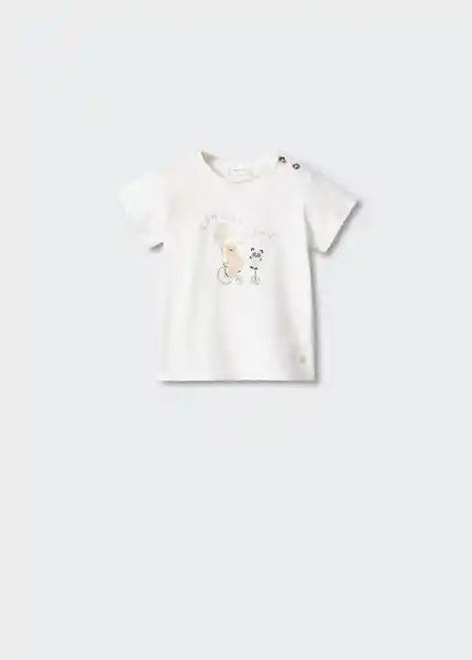 Camiseta Circus Offwhite Talla 67 Niños Mango