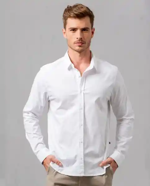 Camisa Hombre Blanco Talla XXL Rifle