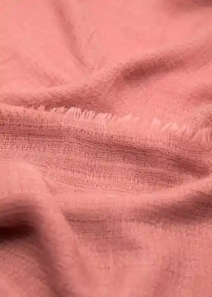 Fular Spiagia Rosa Palo Talla 99 Mujer Mango