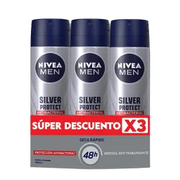 Nivea Pack Desodorante Mensilver Protect