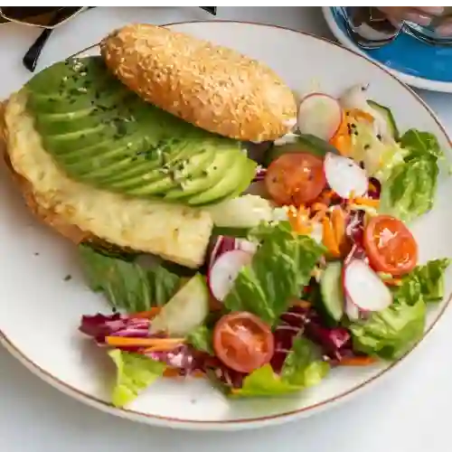 Egg Bagel And Avocado