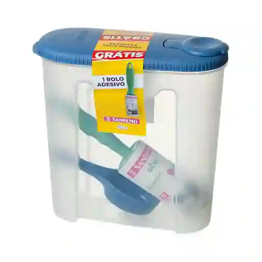 San Remo Porta Jabón Con Rollo Adhesivo SR267/8