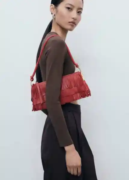 Camiseta Basi-L Marrón Talla XL Mujer Mango