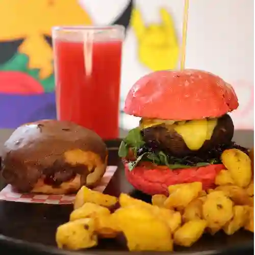 Monarquía Mega Combo (veganburguerfest)