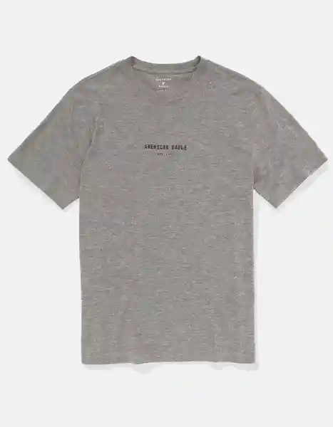 Camiseta Hombre Gris Talla LARGE 4290006 American Eagle