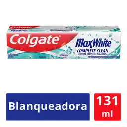 Colgate Crema Dental Max White Complete Clean 131 mL