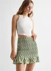 Falda Ohiof Verde Pastel Talla 20 Teen Niñas Mango