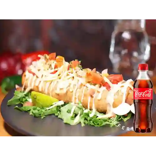 Combo Chimichanga + Coca Cola Original 400 ml