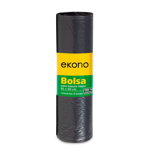 Bolsa De Basura Negra Ekono 10 und