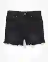 Short Mujer Negro Talla 12 American Eagle 05477071