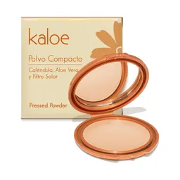 Kaloe Polvo Compacto con Caléndula, Aloe Vera y Filtro Solar Tono # 2 Beige