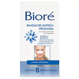 Biore Bandas Nasales de Limpieza Profunda