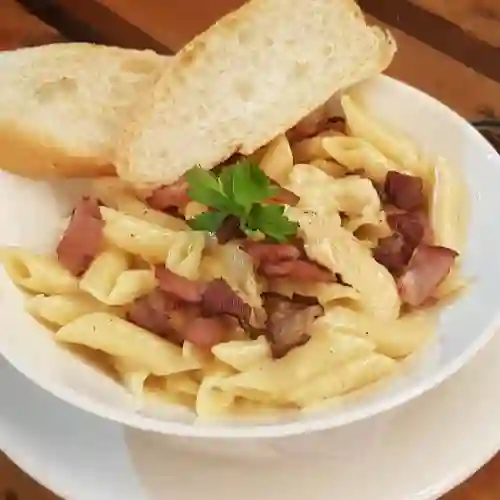 Fettucine en Salsa Carbonara