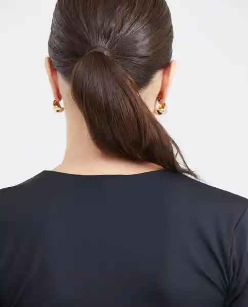 Camiseta Squareneck Negro Noche Ultra Oscuro T. XS Chevignon