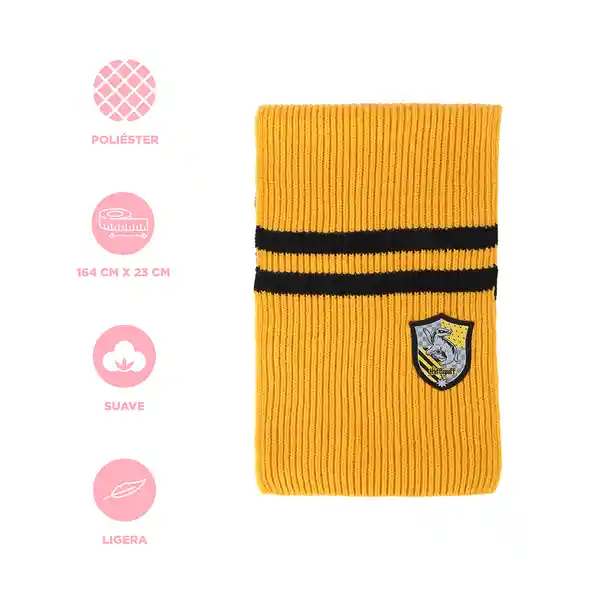 Bufanda Serie Harry Potter Hufflepuff Miniso