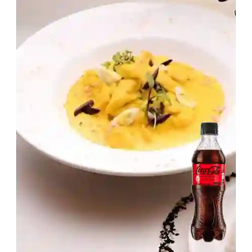 Combo Ají de Gallina + Coca Cola Sin Azúcar 400 ml