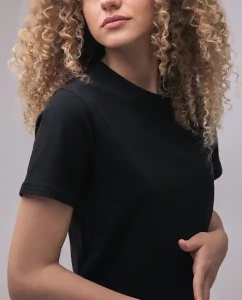  Camiseta Mujer Negro Talla Xl 600D004 AMERICANINO 