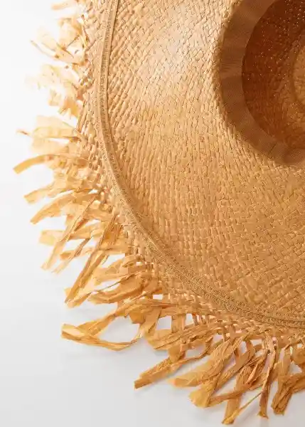 Sombrero Cerdenya Beige Talla 99 Mujer Mango