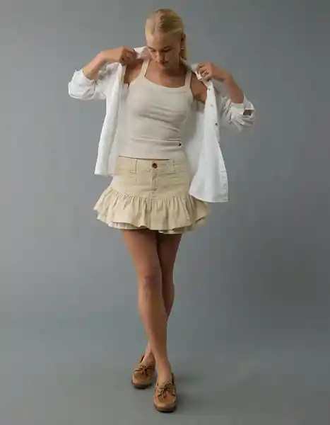 Camisa Mujer Blanco Talla: MEDIUM 6127100 American Eagle