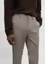 Pantalón París Beige Talla 36 Hombre Mango