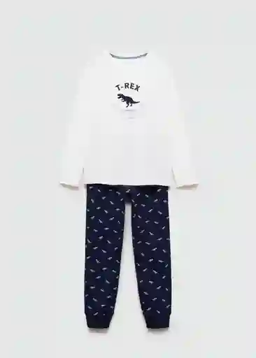 Pijama Pack Trex Navy Talla 08 Pijamas Mango