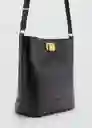 Bolso G Mike Negro Talla 99 Mujer Mango