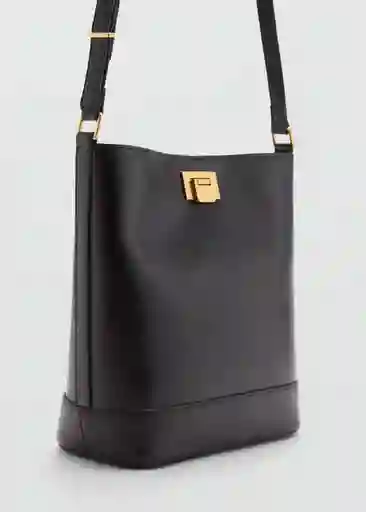 Bolso G Mike Negro Talla 99 Mujer Mango