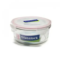 Glasslock Recipiente Refractario Redondo Con Tapa 950 mL