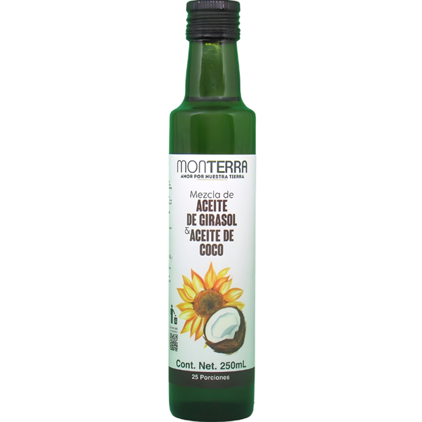 Monterra Mezcla de Aceite de Girasol Coco 250 ml