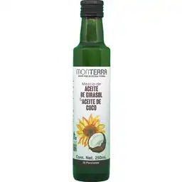 Monterra Mezcla de Aceite de Girasol Coco