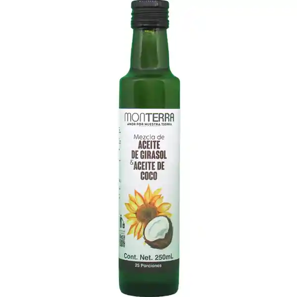 Monterra Mezcla Aceite Girasol Coco