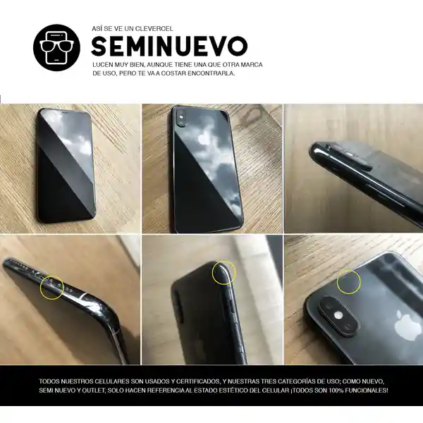 Apple iPhone Semi Nuevo Xr 256Gb Black